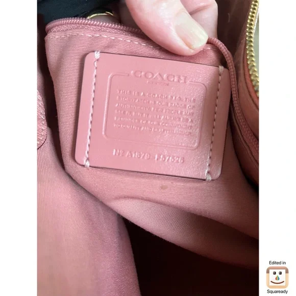 Coach Ava Pink Tote Bag - Picture 7 of 10